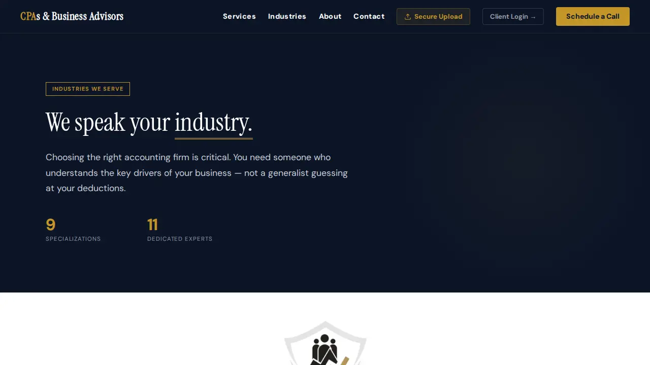 CPAs & Business Advisors, PC page
