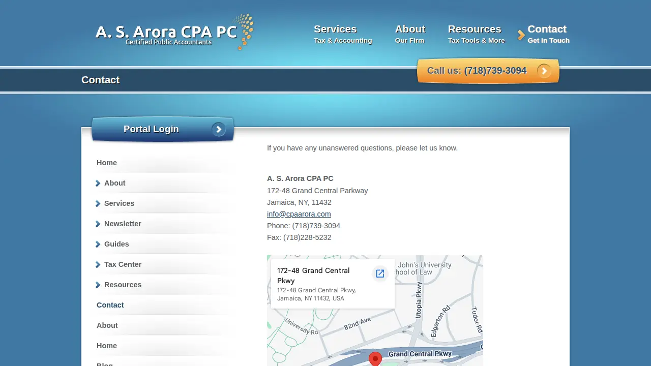 Arora a S CPA page