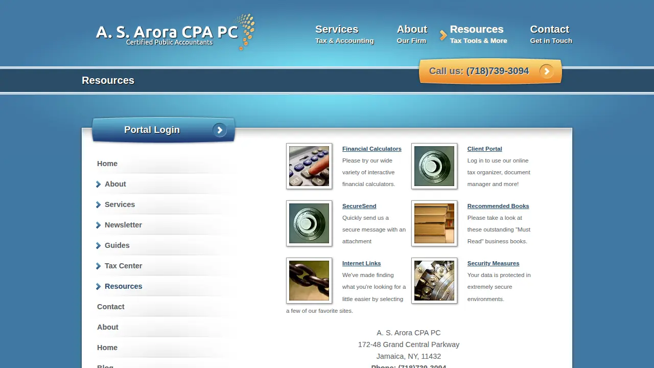 Arora a S CPA page
