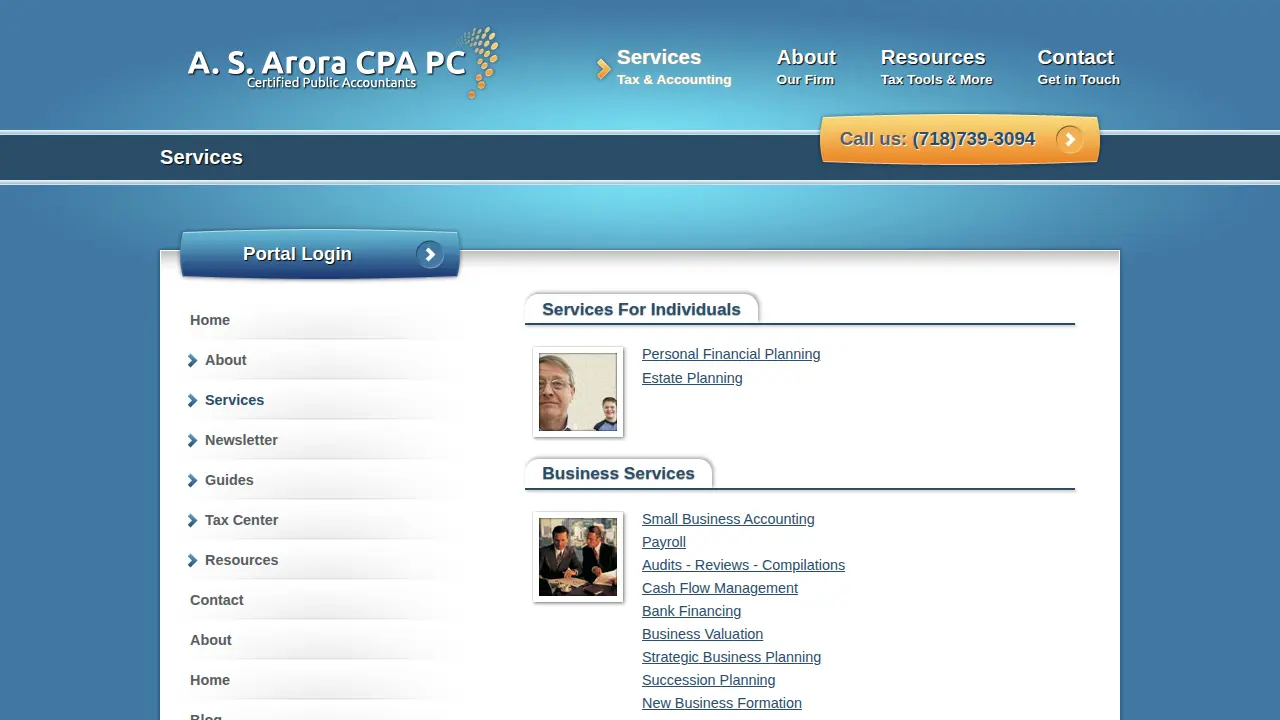 Arora a S CPA page
