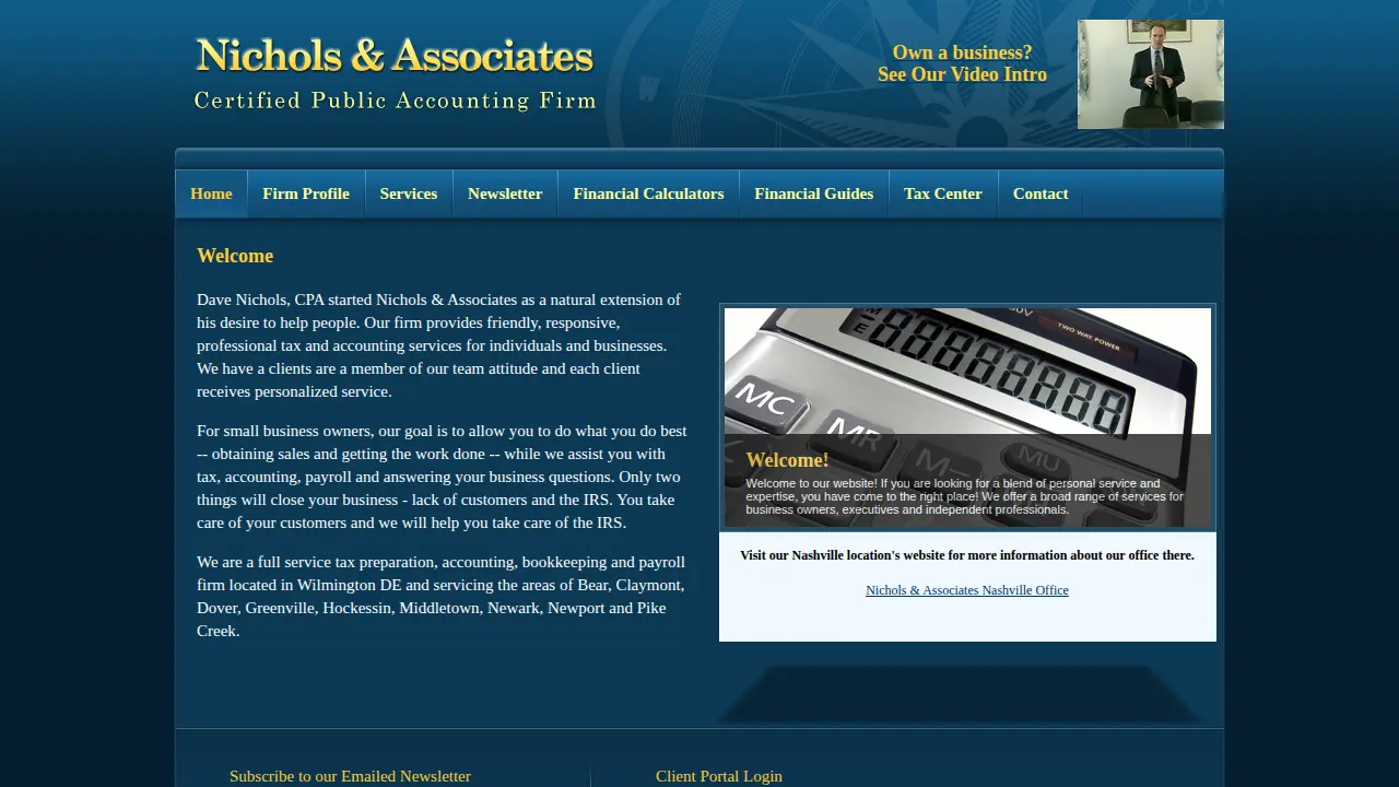 Nichols & Associates PA page