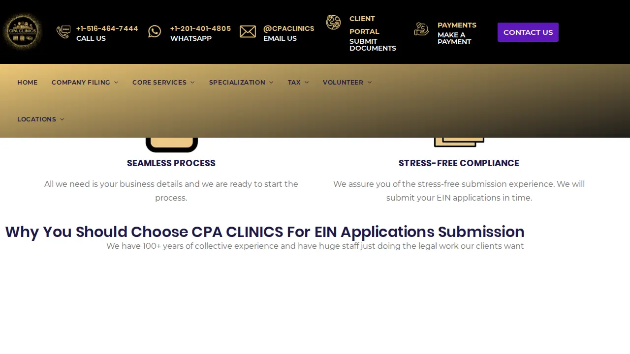 CPA CLINICS Hicksville page