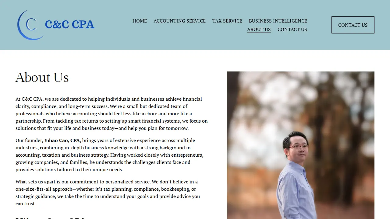C&C CPA, LLC page