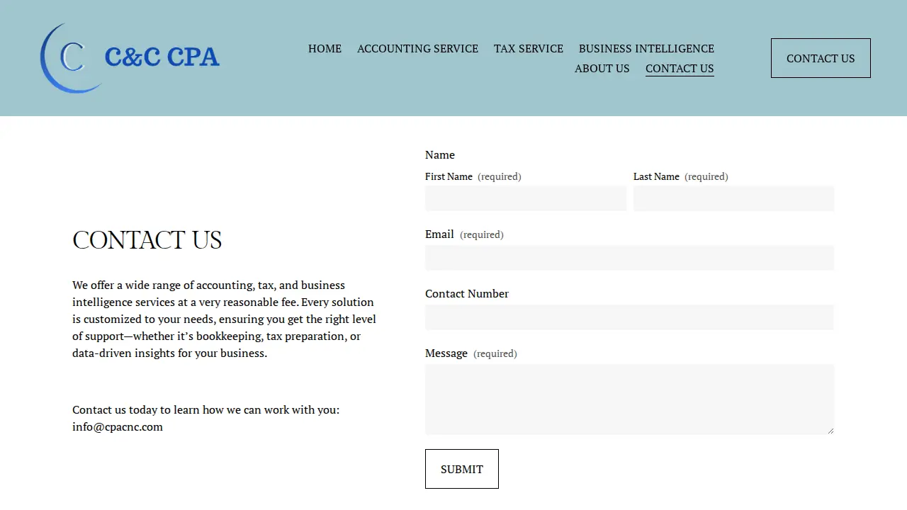 C&C CPA, LLC page