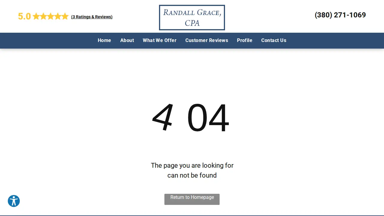Randall K Grace CPA page