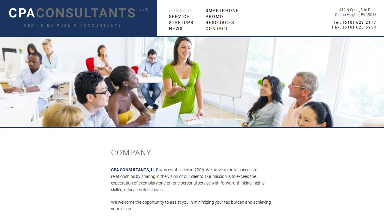 CPA Consultants page