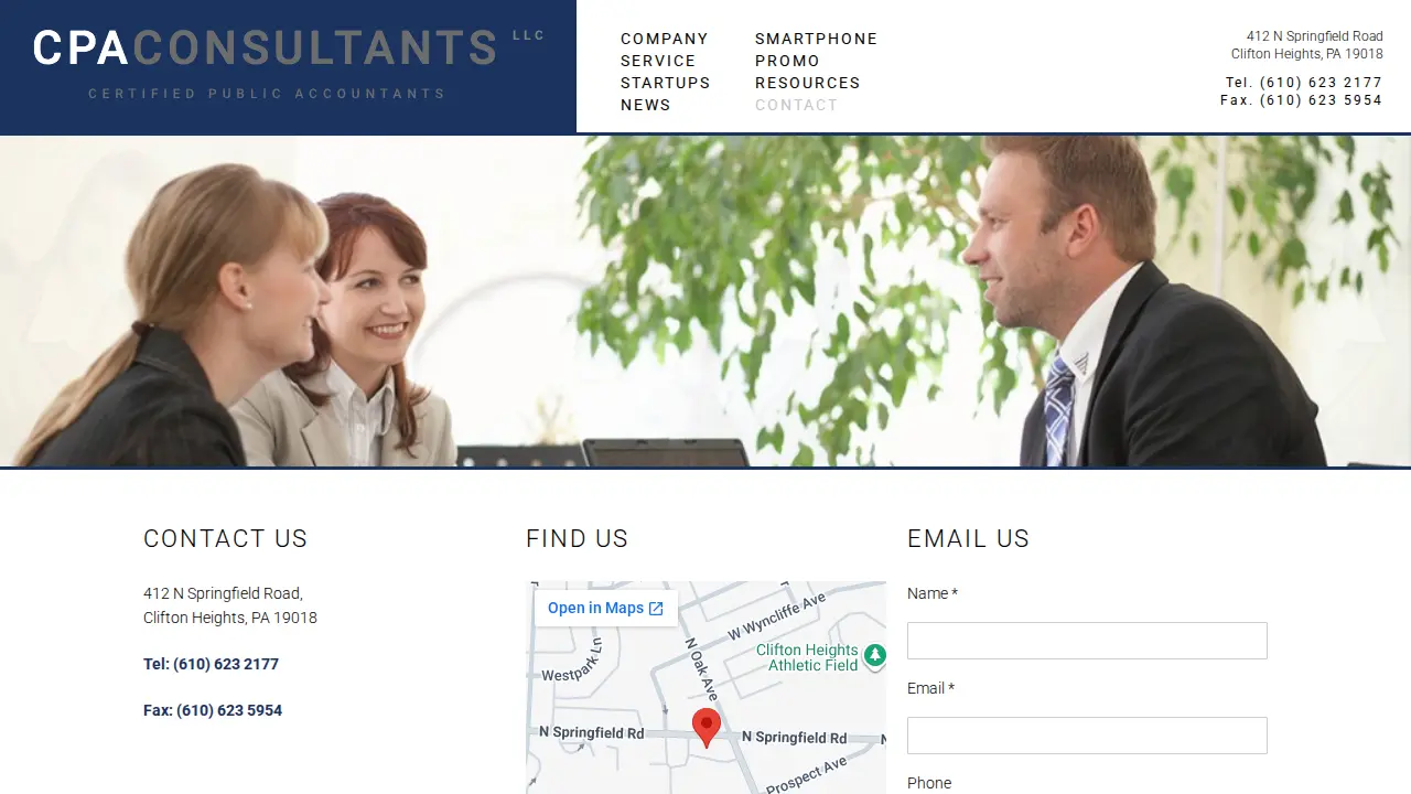CPA Consultants page