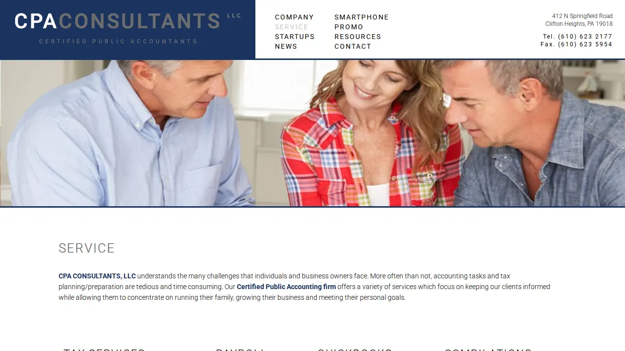 CPA Consultants page