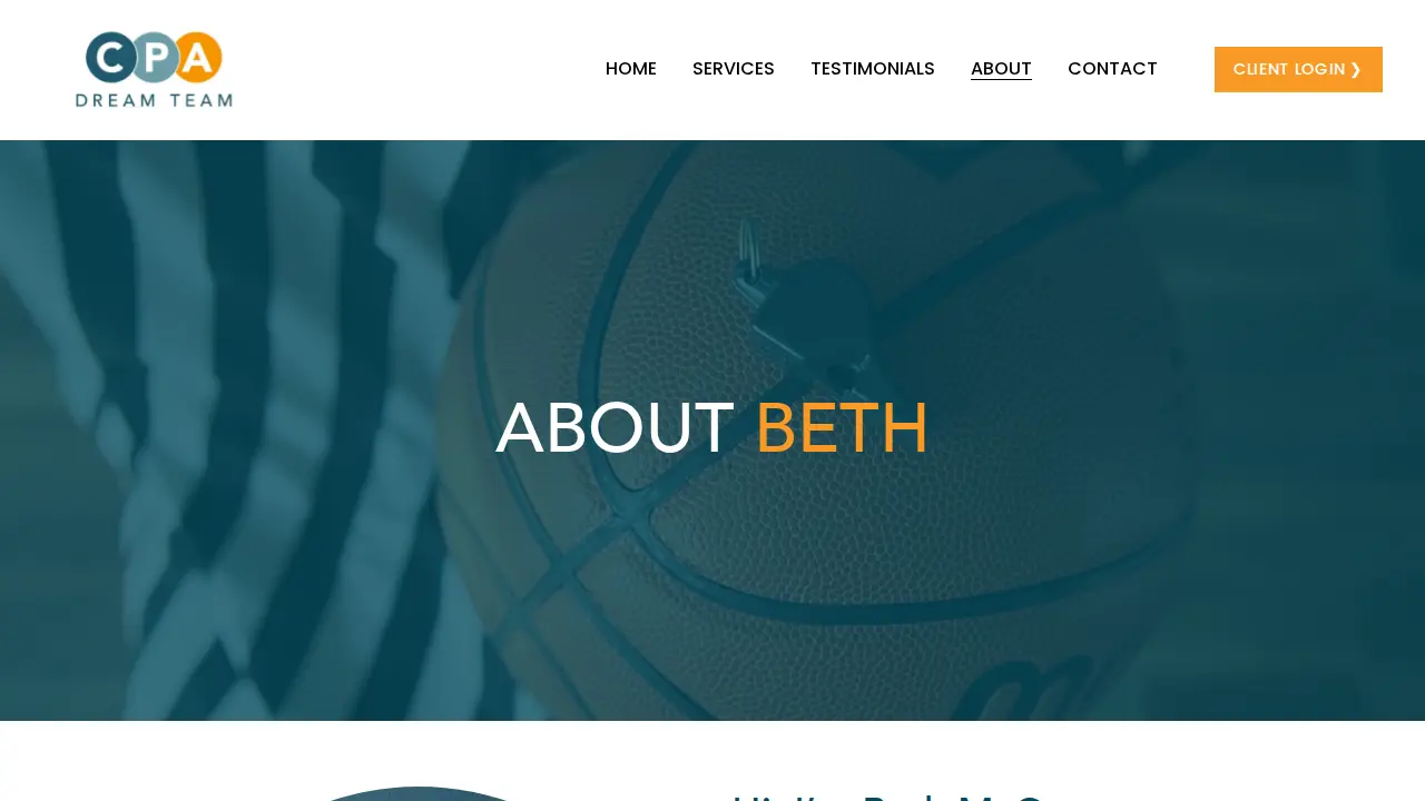 CPA Dream Team page