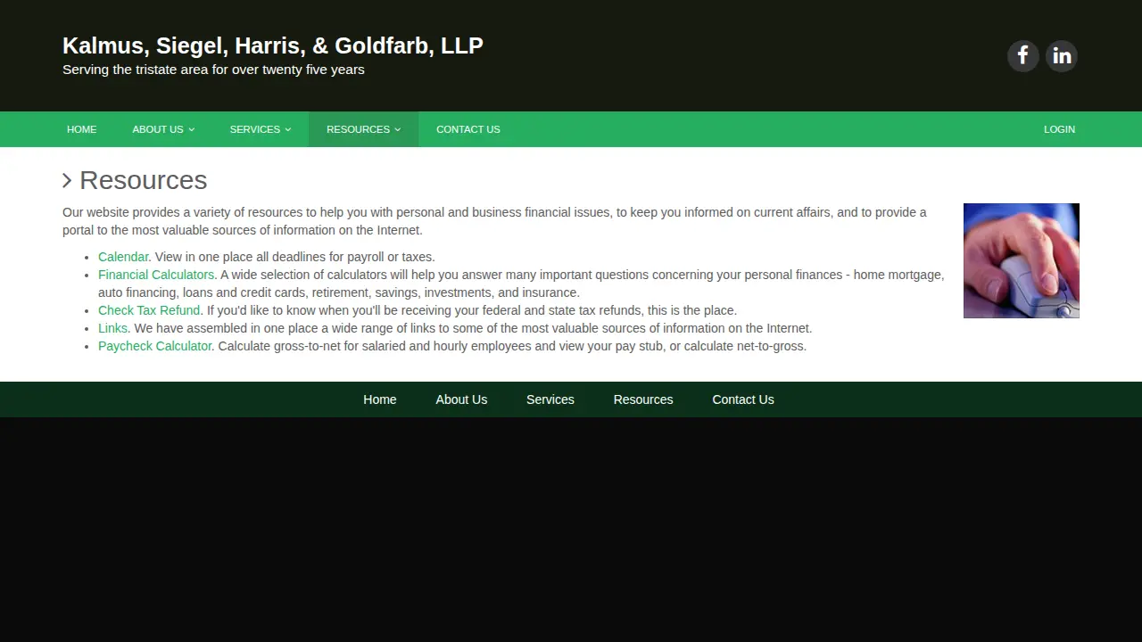 Kalmus Siegel & Goldfarb PC page
