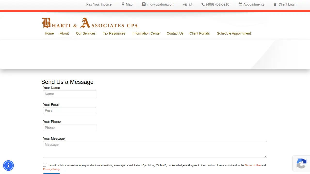 Bharti & Associates CPA page