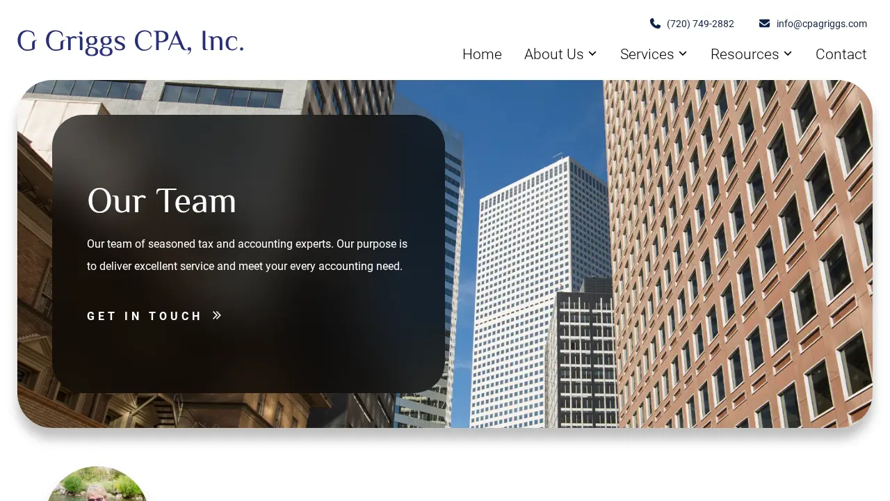 G Griggs CPA INC page