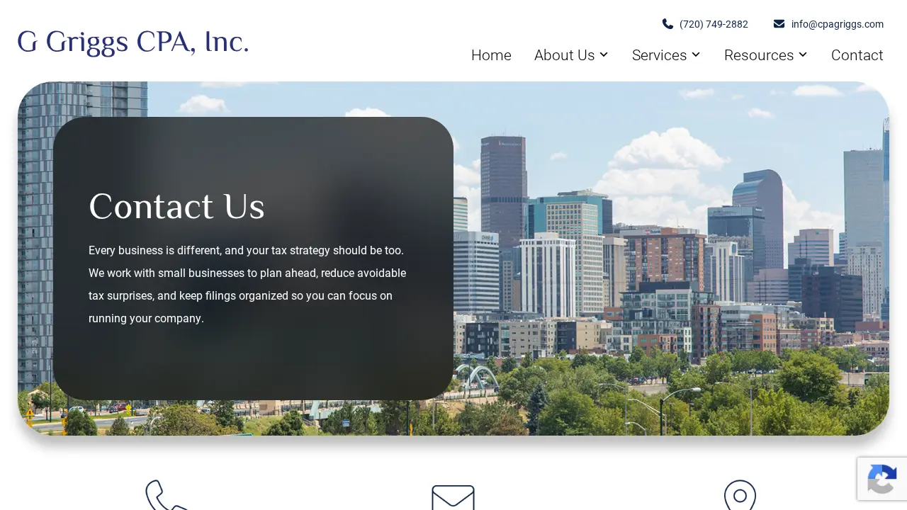 G Griggs CPA INC page