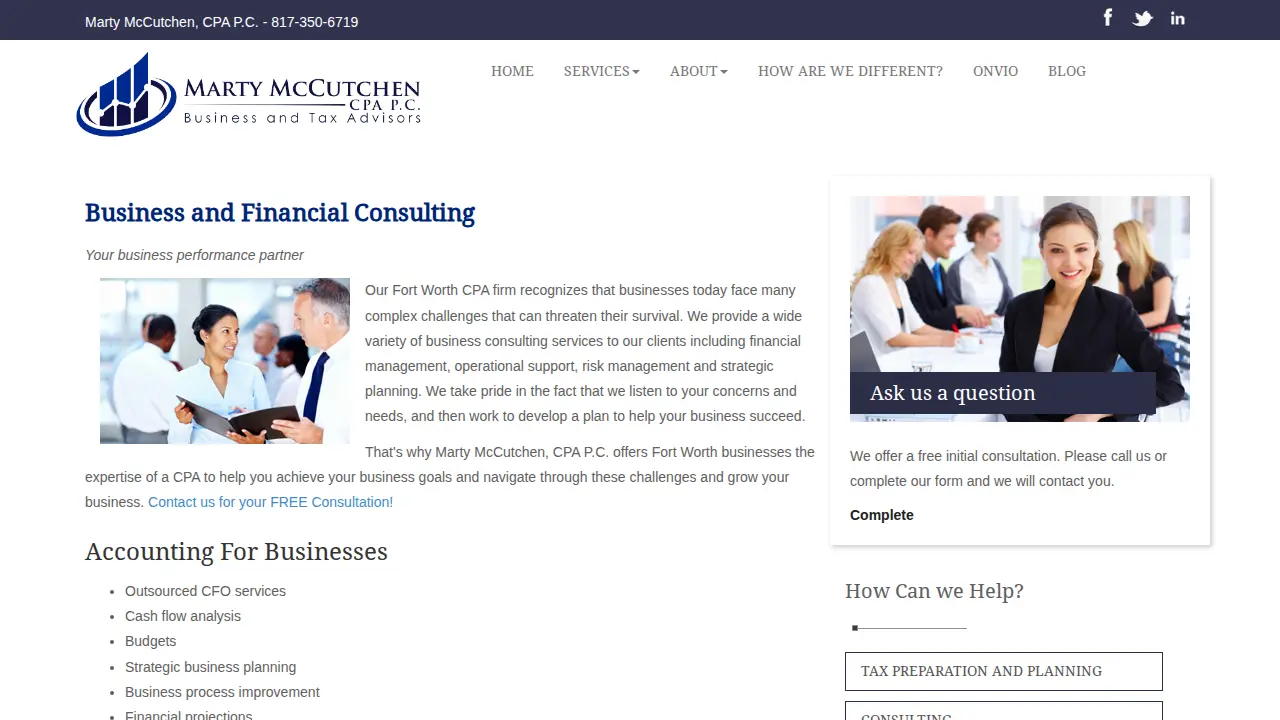 Marty McCutchen CPA page