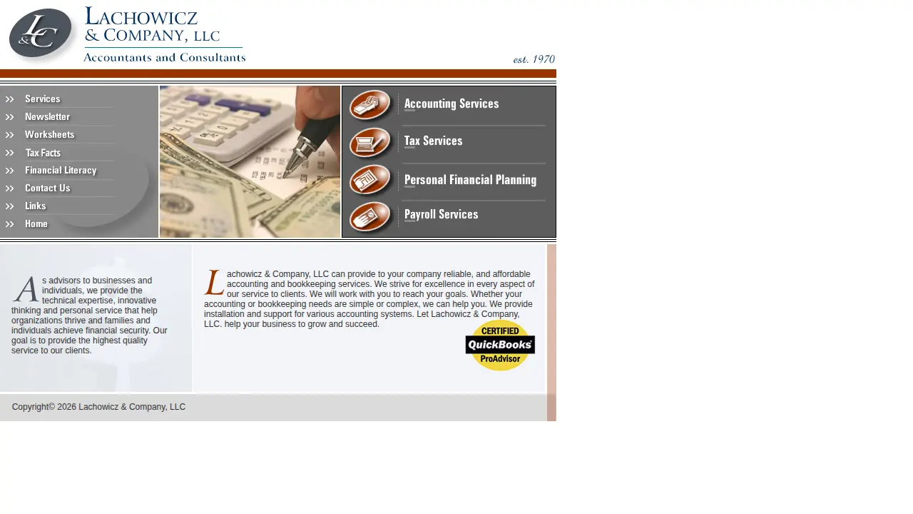 Lachowicz & Company, LLC page