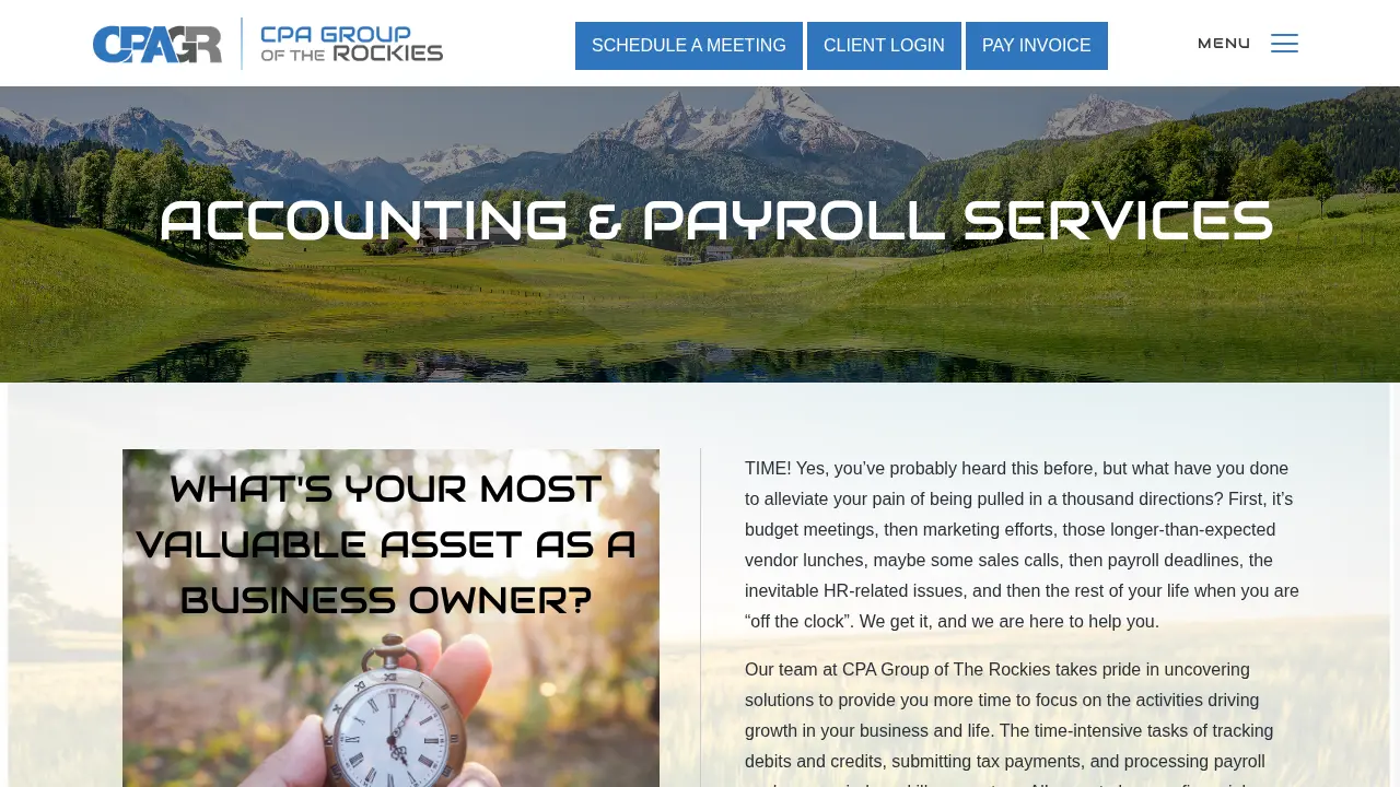 CPA Group of The Rockies, LLC page