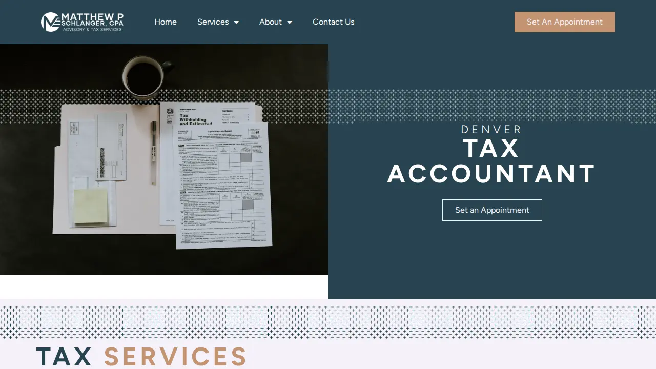 Matthew P Schlanger CPA page