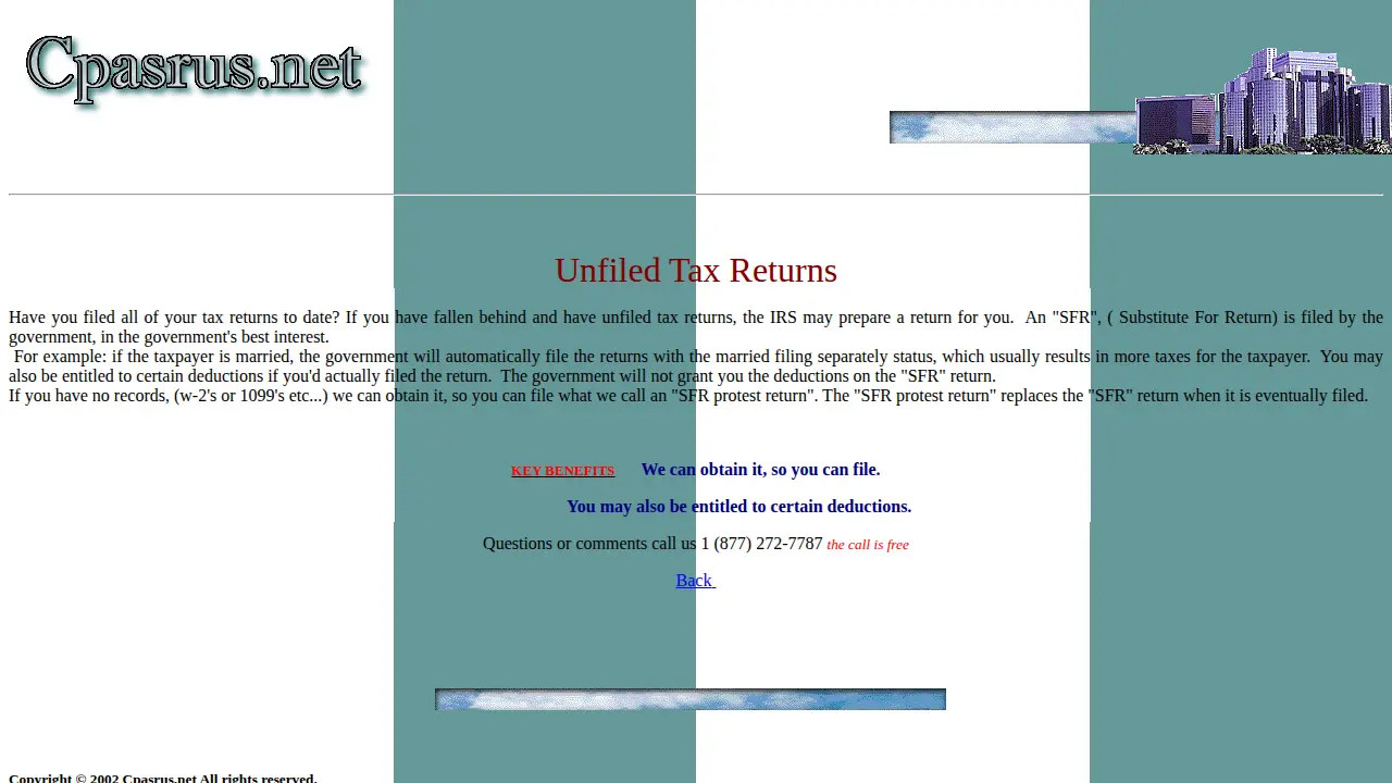 Saunders Robert CPA page