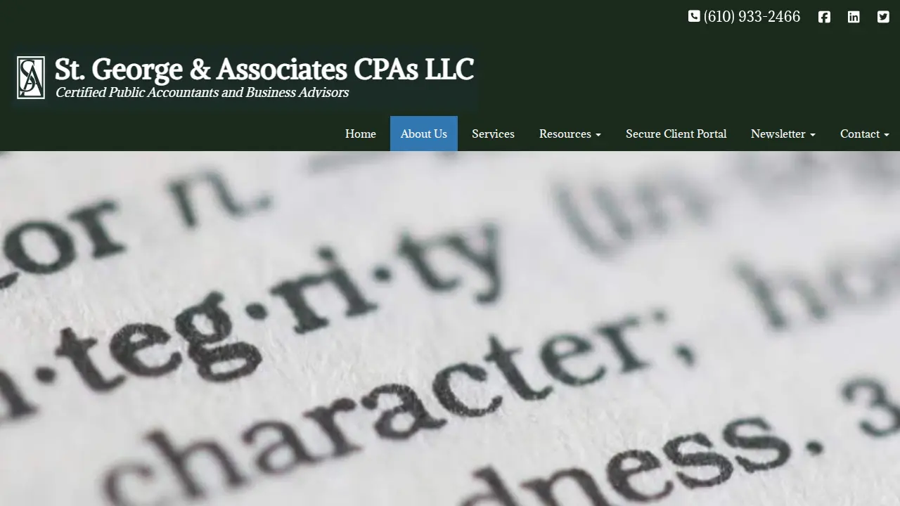St. George & Associates CPAs, LLC page