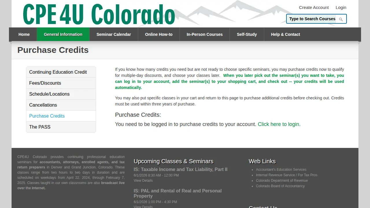 CPE4U Colorado page