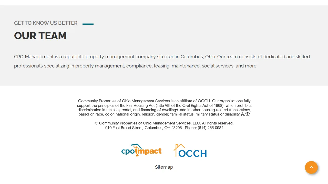 Community Properties of Ohio page