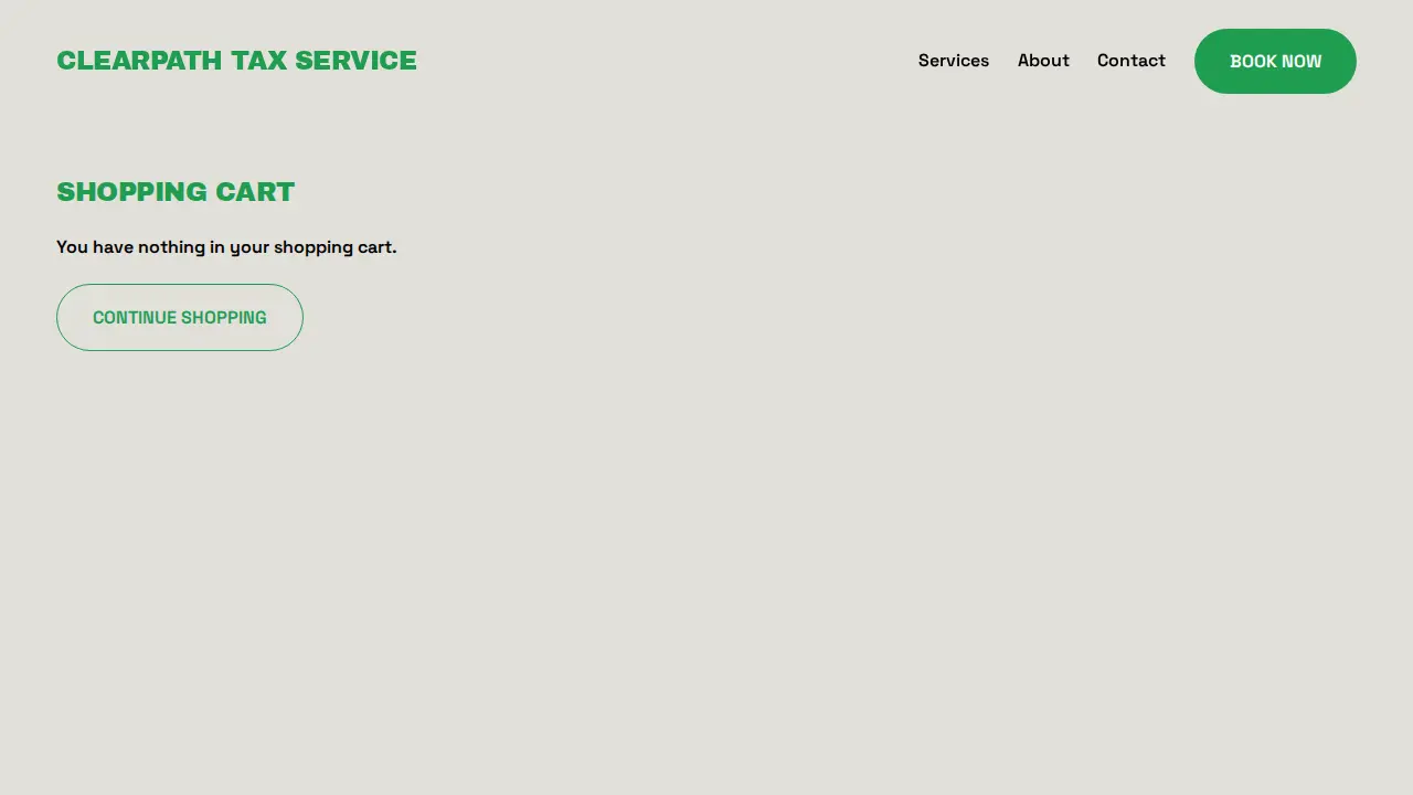 ClearPath Tax Service page