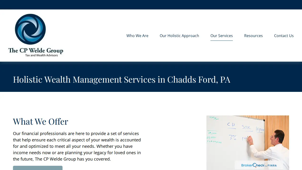 The CP Welde Group page