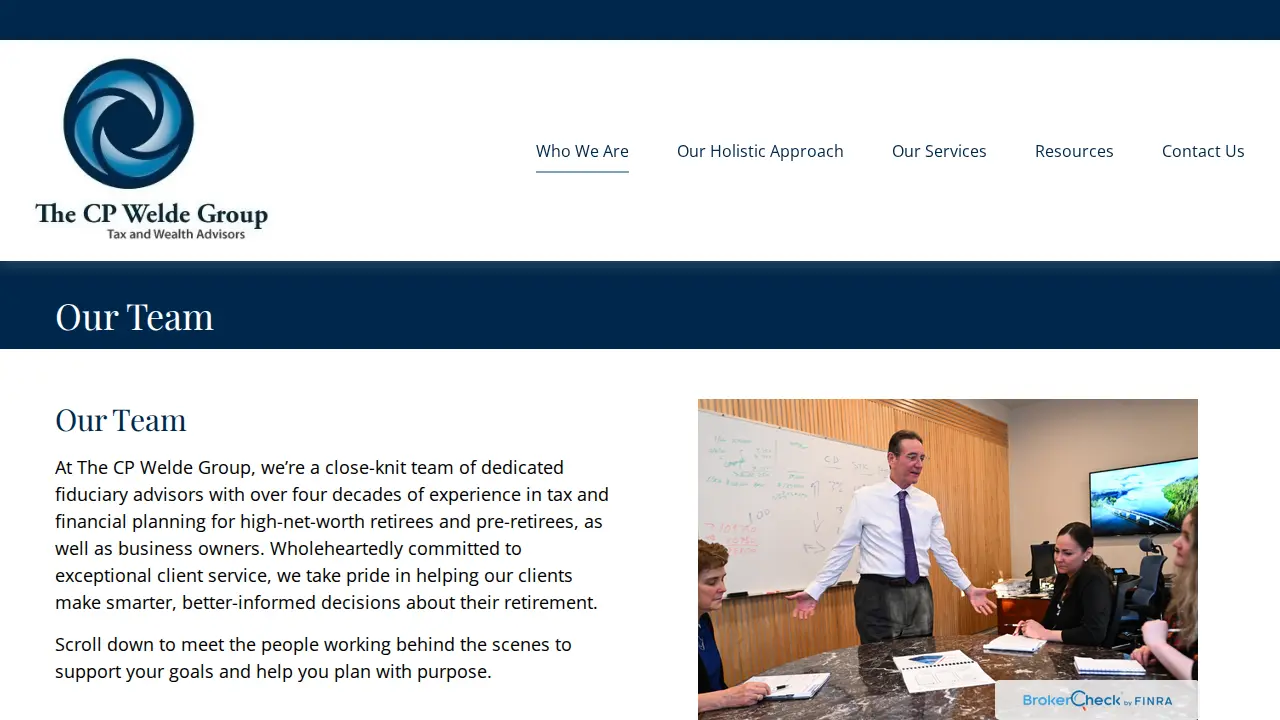 The CP Welde Group page