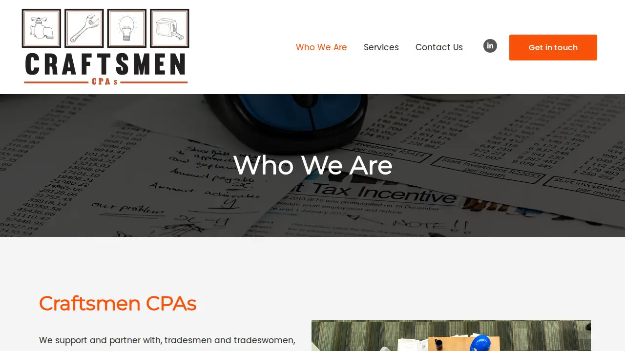 Craftsmen CPAs page