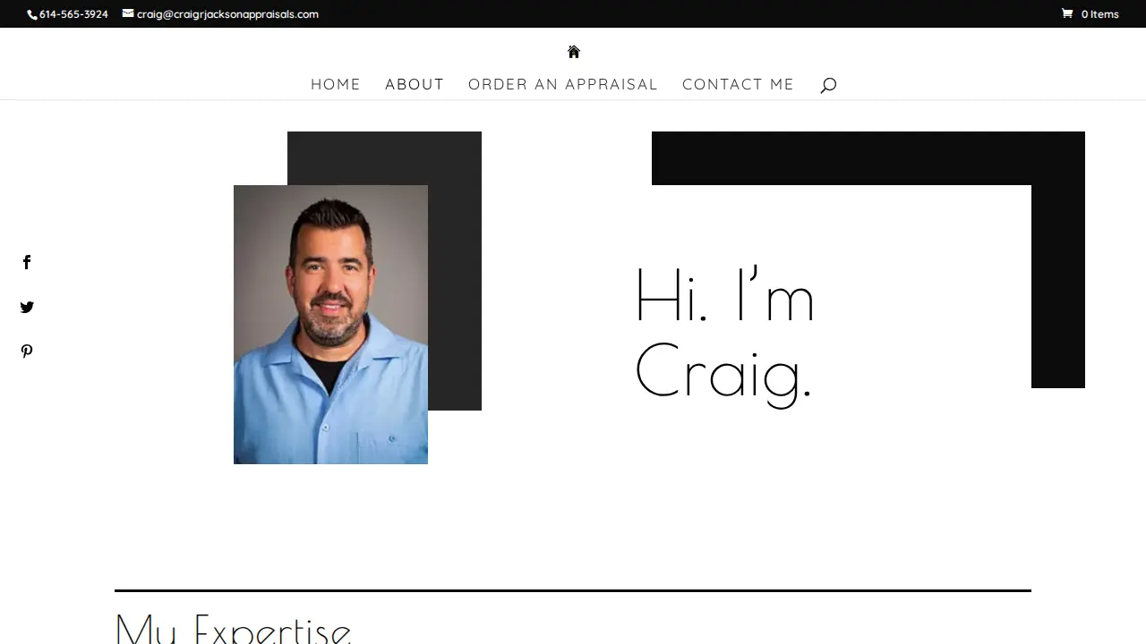 Craig R Jackson Appraisals page