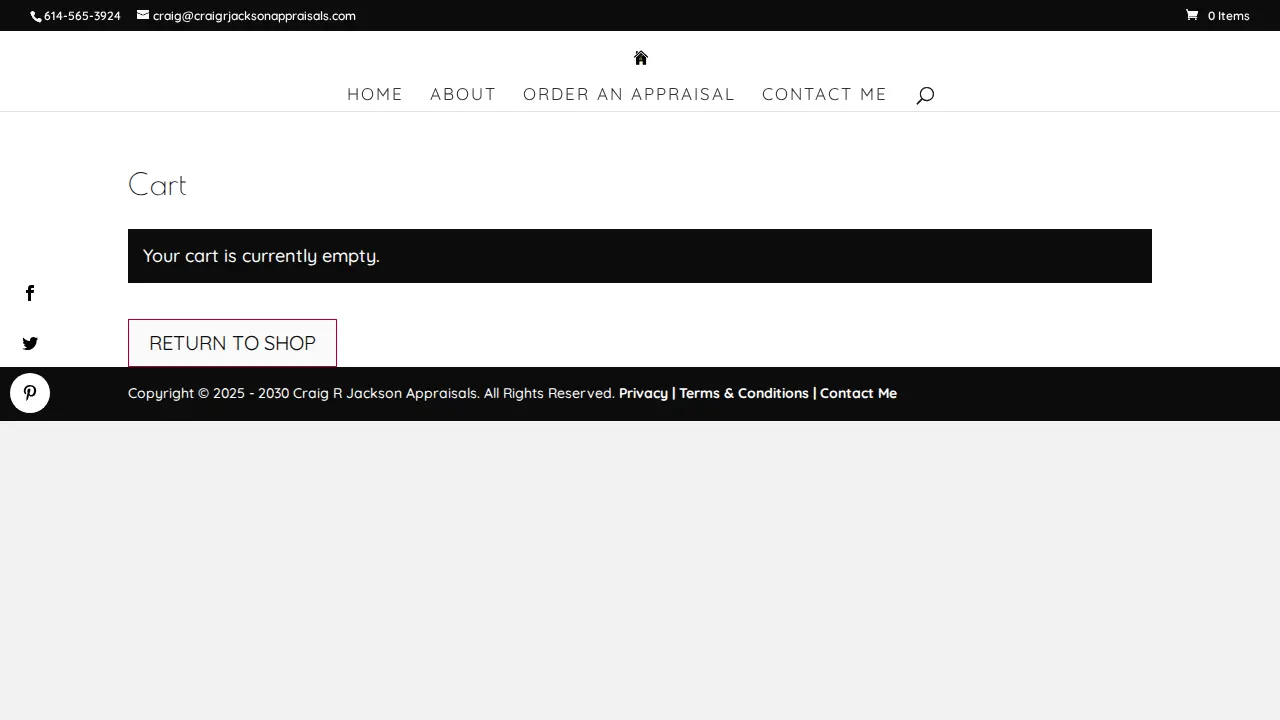 Craig R Jackson Appraisals page