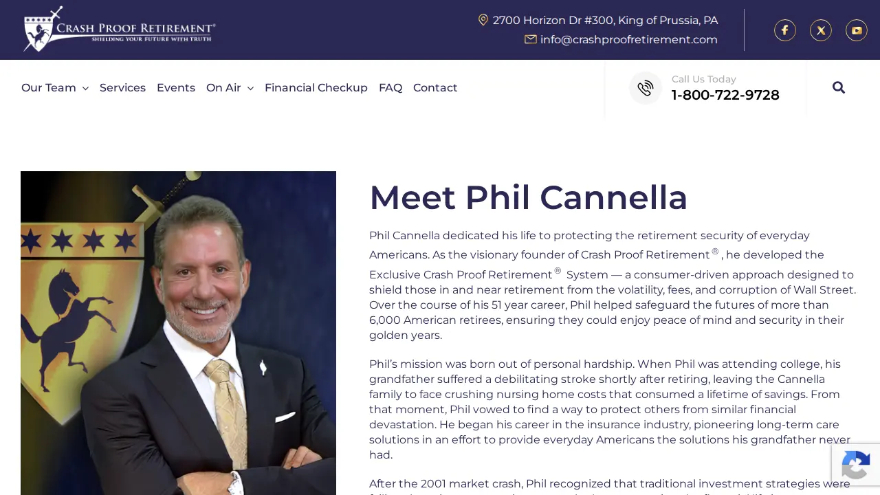 Crash Proof Retirement page