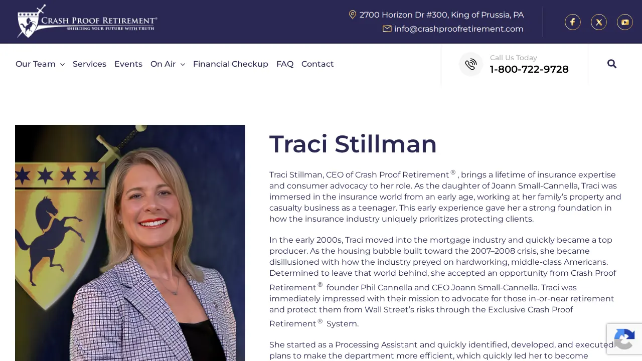 Crash Proof Retirement page