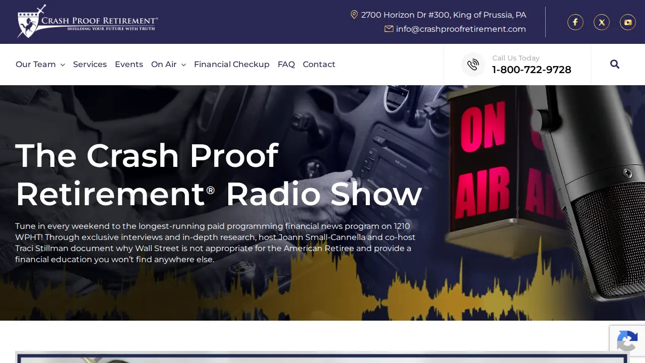 Crash Proof Retirement page