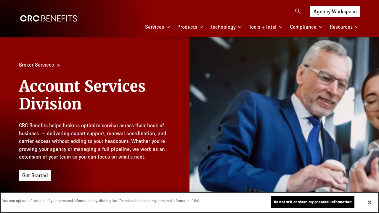 CRC Benefits page
