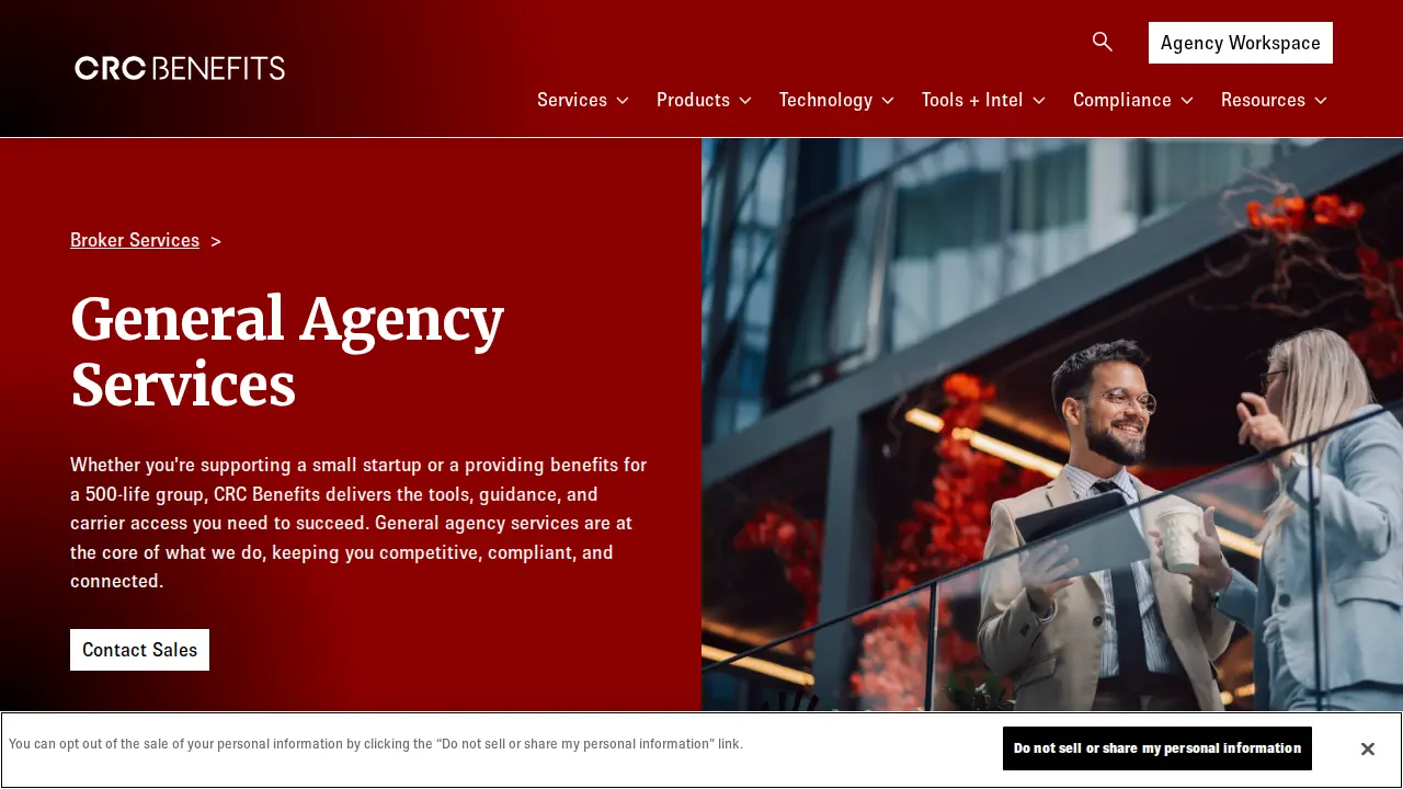 CRC Benefits page