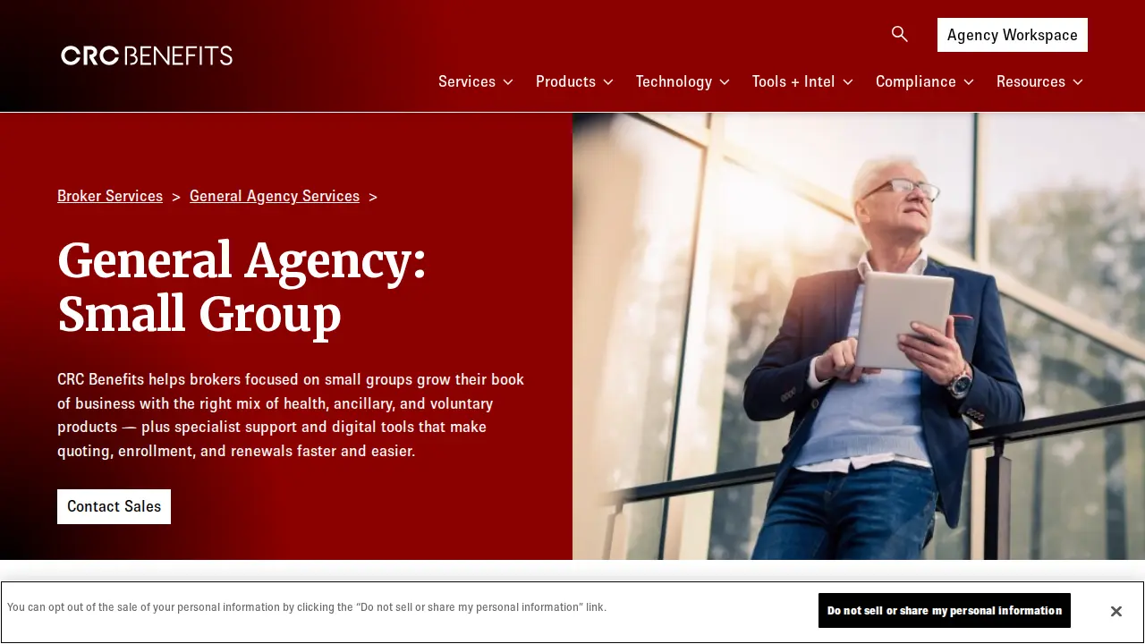 CRC Benefits page