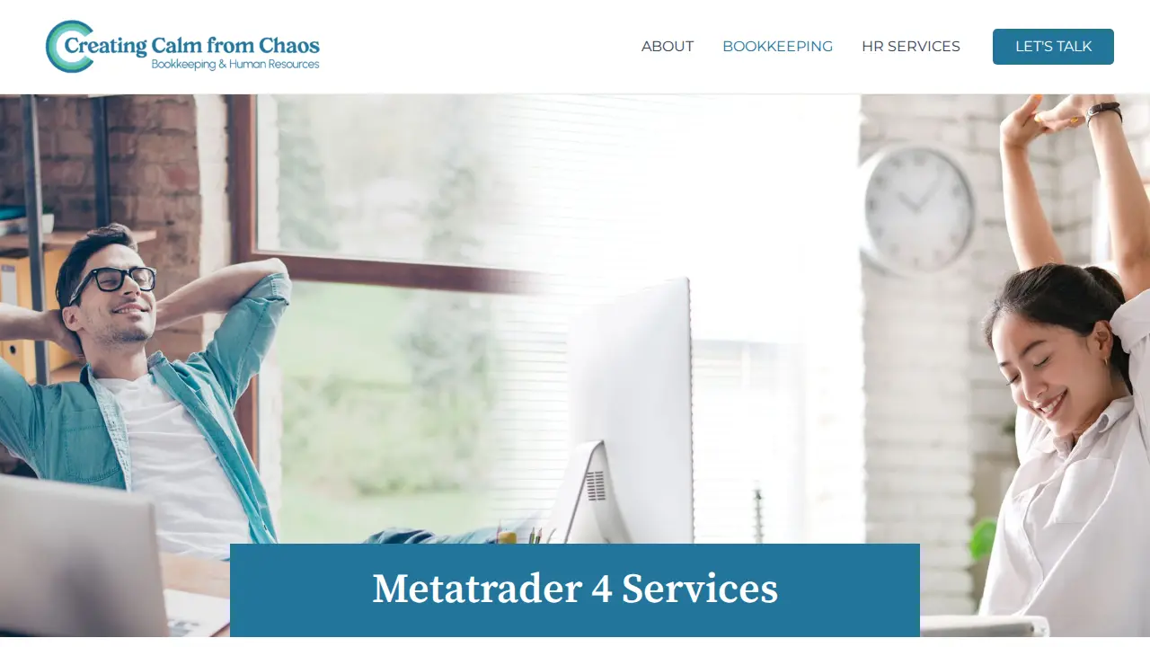Creating Calm from Chaos page