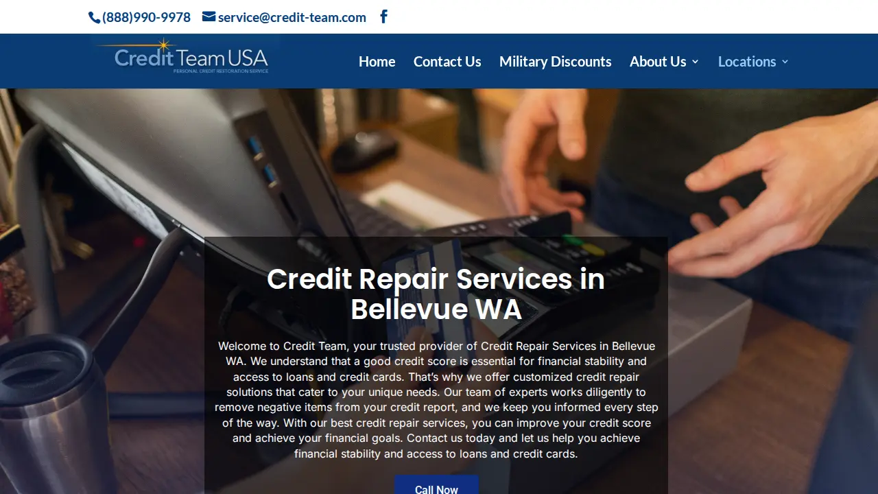 Credit Repair Team USA Dallas Fort Worth page