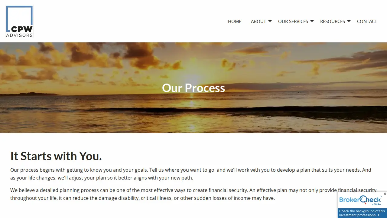Crosby Private Wealth Advisors page