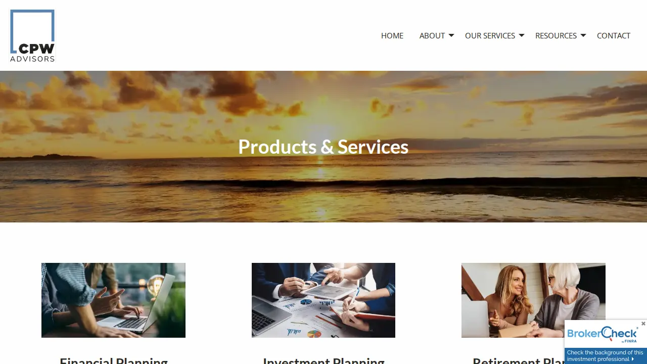 Crosby Private Wealth Advisors page