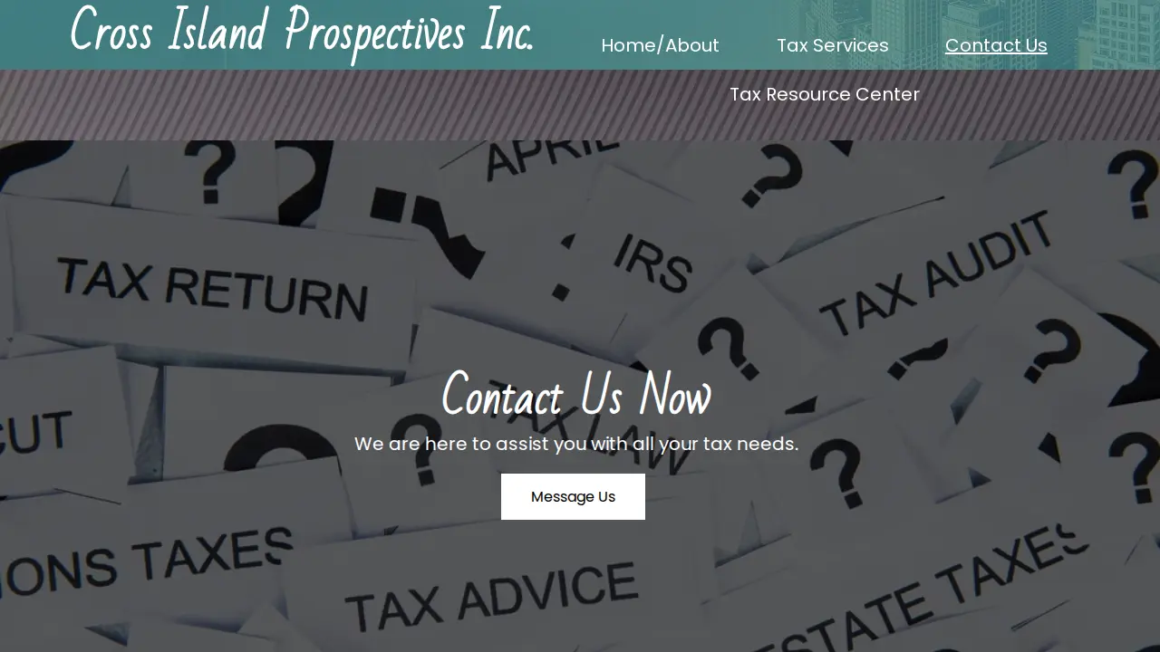 Cross Island Prospectives Inc. page
