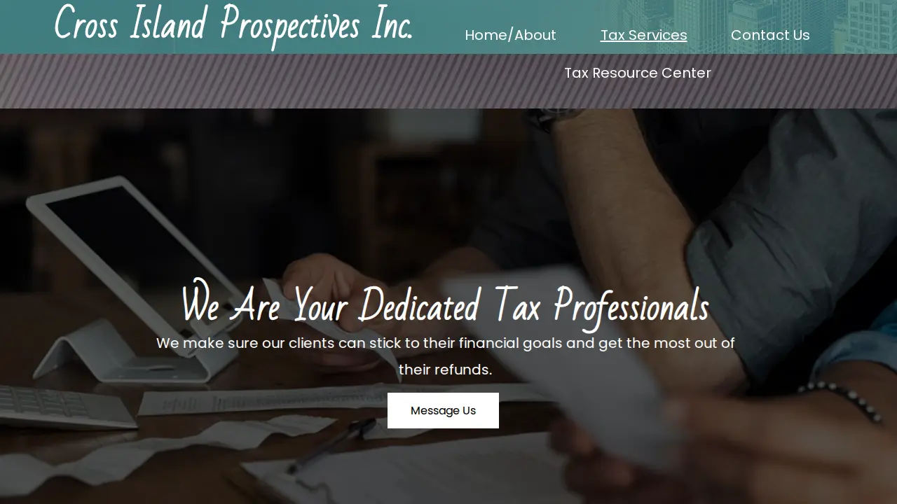 Cross Island Prospectives Inc. page