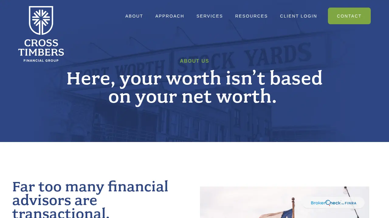 Cross Timbers Financial Group page