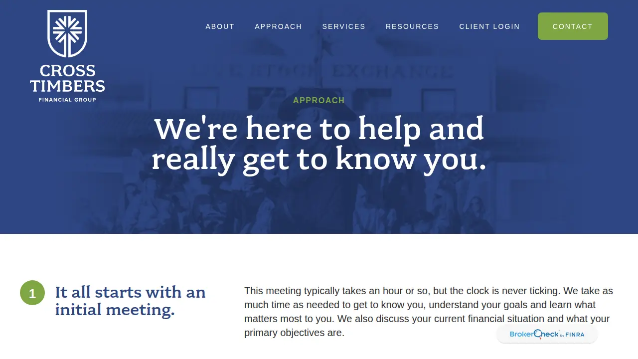 Cross Timbers Financial Group page