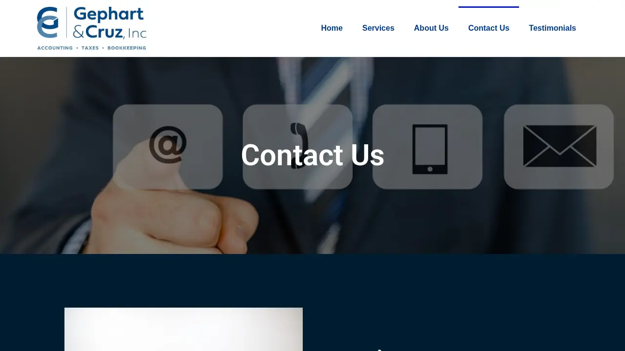 Gephart & Cruz Inc page