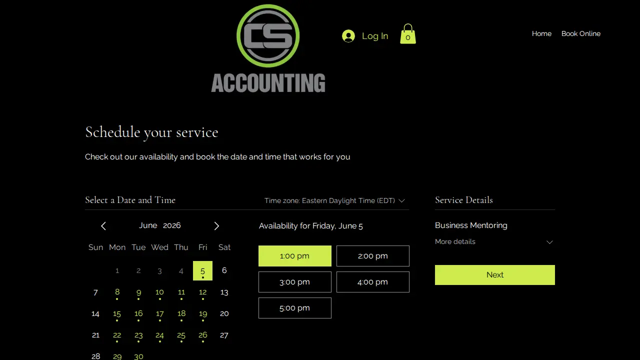 C.S. ACCOUNTING, LLC. page