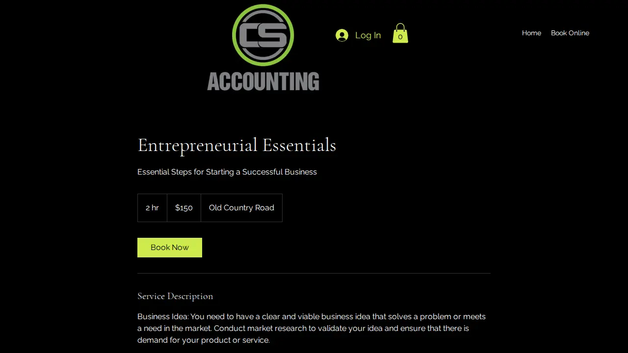C.S. ACCOUNTING, LLC. page