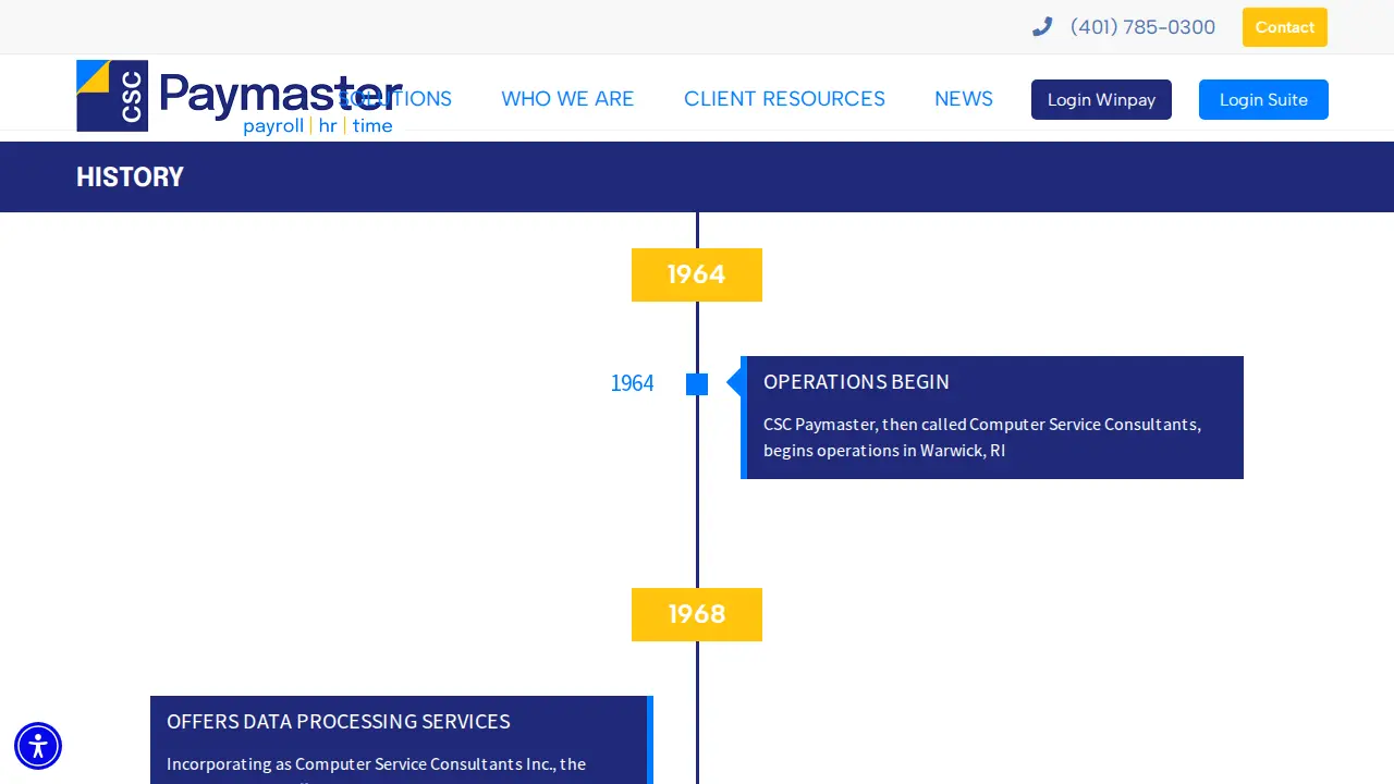 CSC Paymaster page