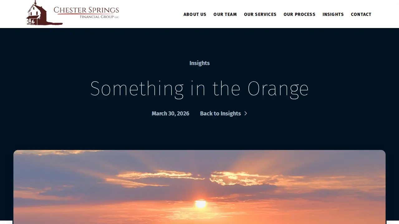 Chester Springs Financial Group page